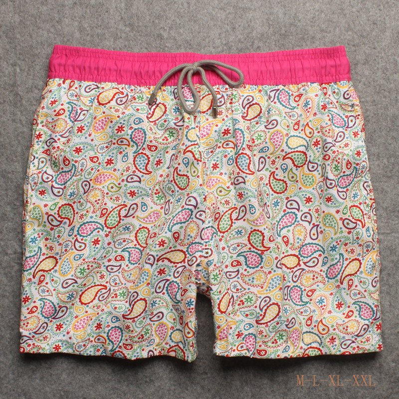 Paisley print women’s board shorts